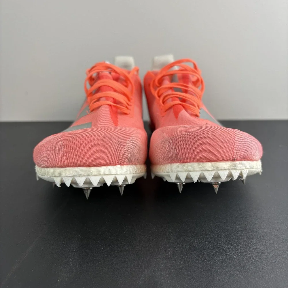 adidas Adizero Avanti TYO Track Spikes Mens Size 9 Pink Coral Silver Running